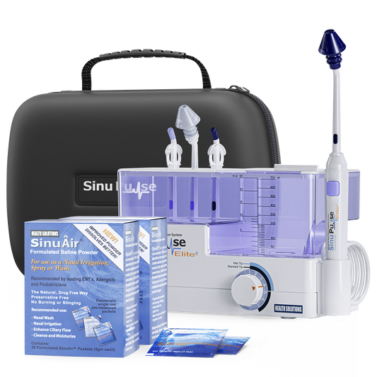 SinuPulse Elite Travel-Ready Sinus Relief Bundle