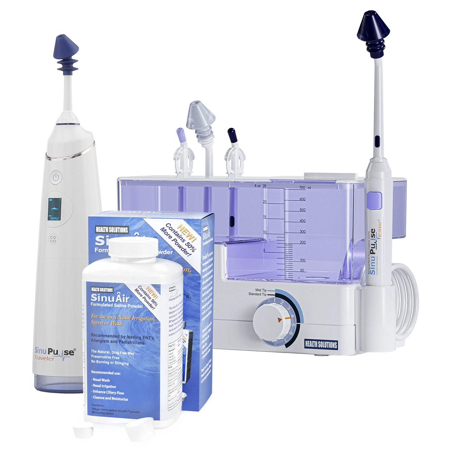 SinuPulse Elite + Traveler Total Sinus Care Bundle
