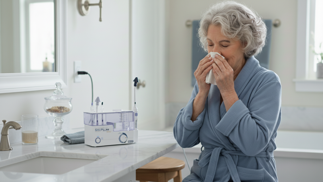 Natural Sinus Relief for Seniors: Why Nasal Irrigation is the Safest Choice
