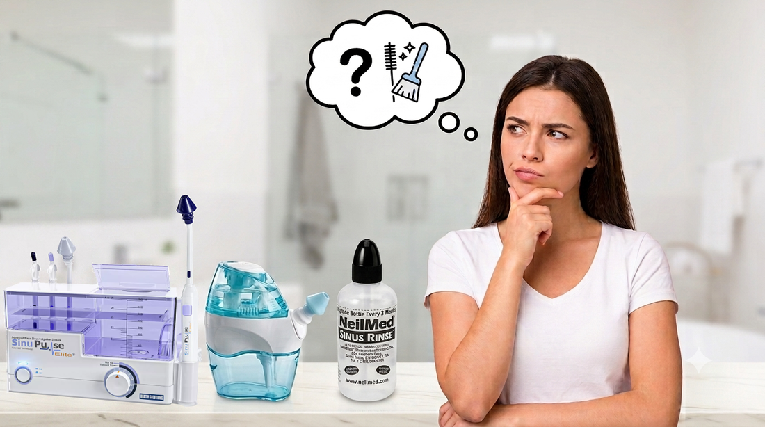 SinuPulse vs. Naväge vs. NeilMed: Which Is the Easiest to Keep Clean?