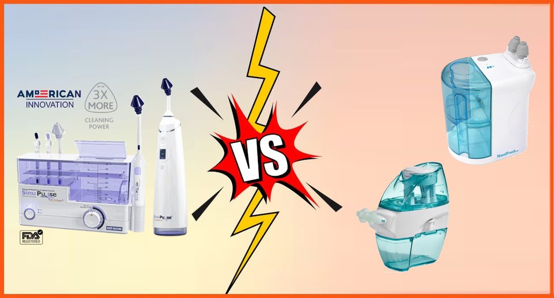 An AI Head to Head Match Up: SinuPulse VS  Navage & Nasal Fresh - The Winner is Clear
