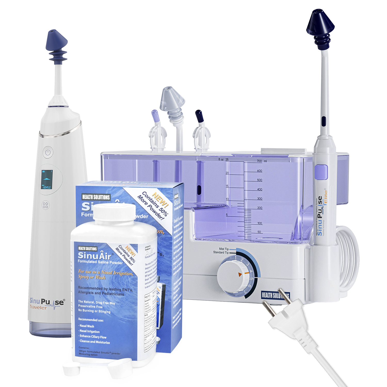 SinuPulse Elite + Traveler Total Sinus Care Bundle