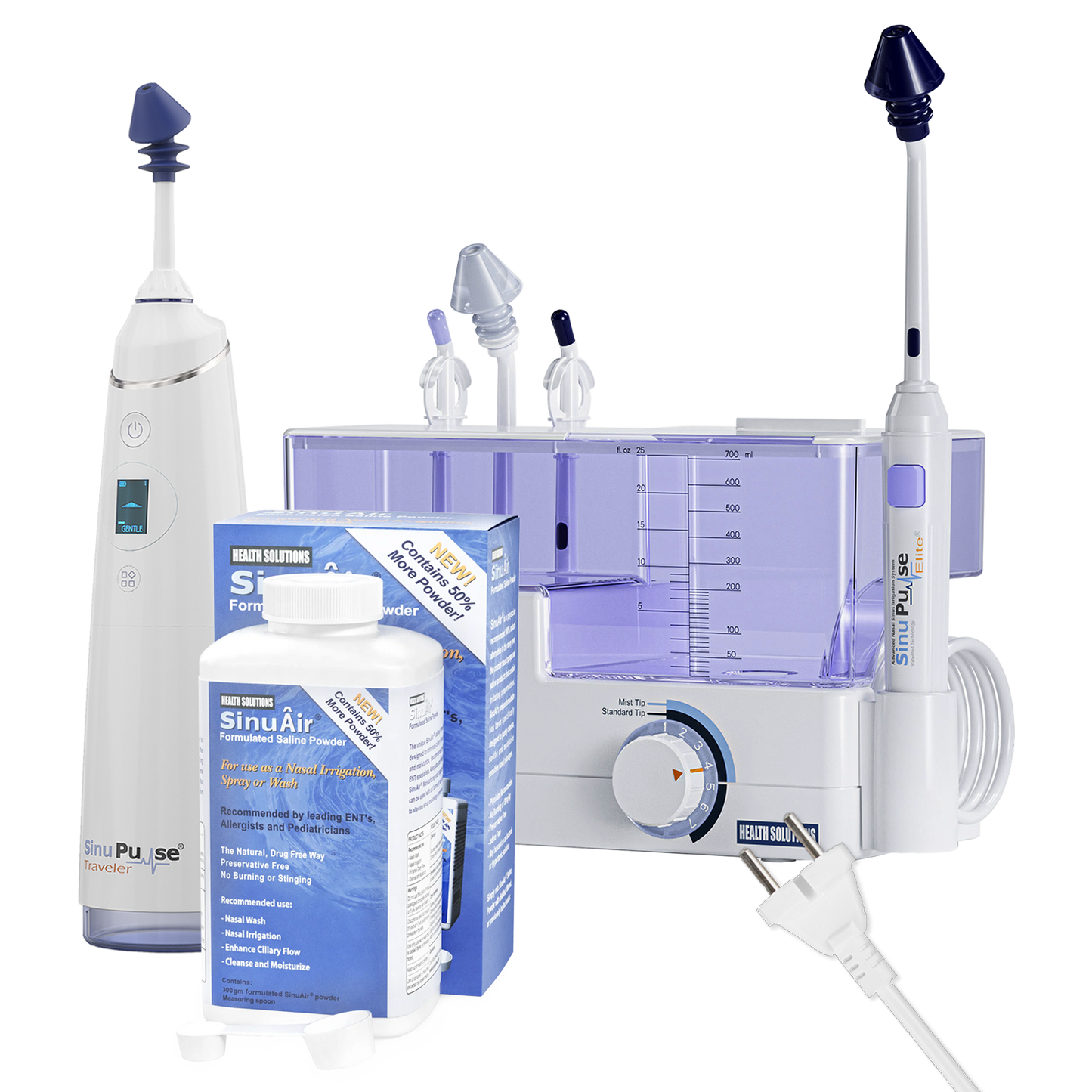 SinuPulse Elite + Traveler Total Sinus Care Bundle